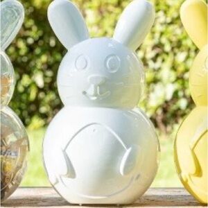 New Way to Celebrate 10.25” White Bunny Container